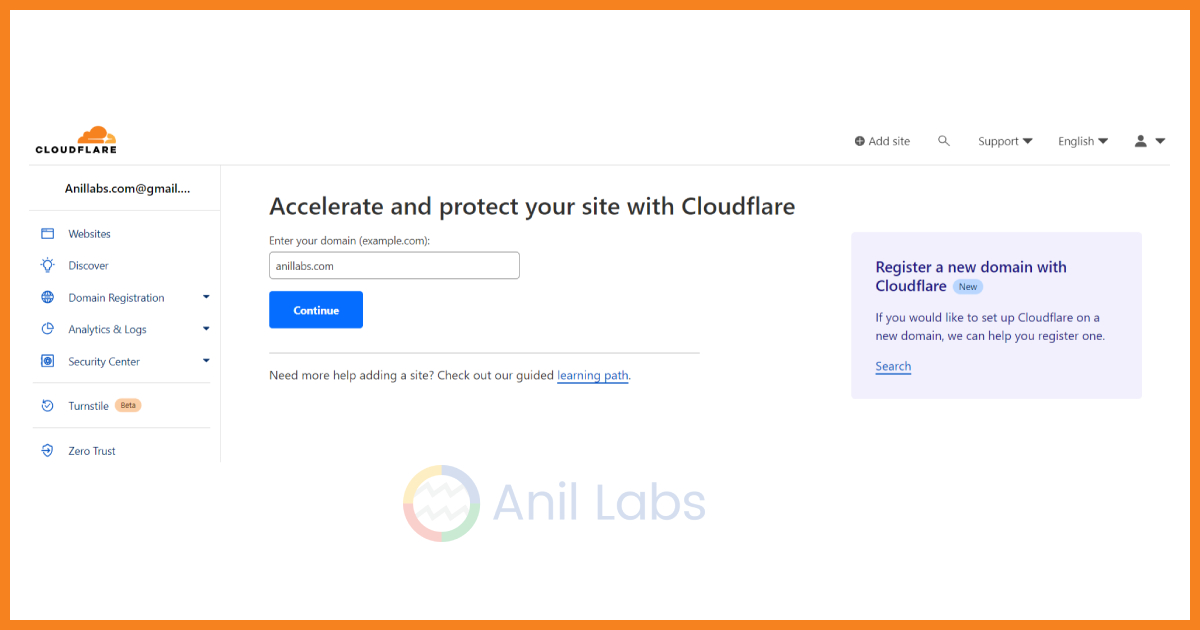 SSL by Cloudflare: Transforming WordPress Blogs into Safer – Add your website to Cloudflare | Anil Labs